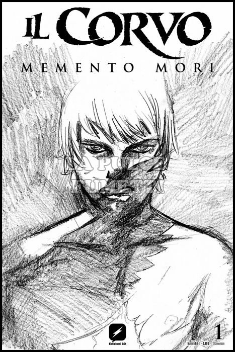 IL CORVO - MEMENTO MORI #     1 - VARIANT COVER SKETCH